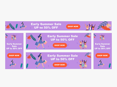 Summer Sale Google ads ad banner ad design animation banner branding graphic design html html5 ads