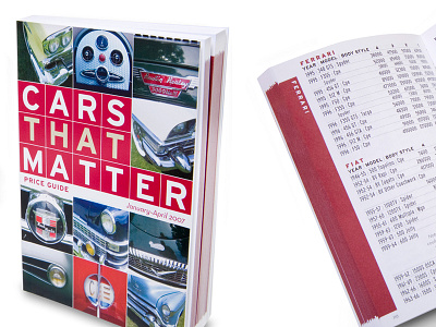 Cars That Matter book cover book design brand design periodical