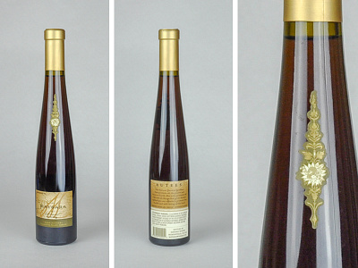 Maysara wine bottle wine label design