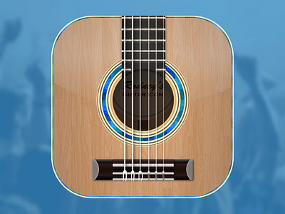 Guitar App Icon app icon ios ipad iphone mobile