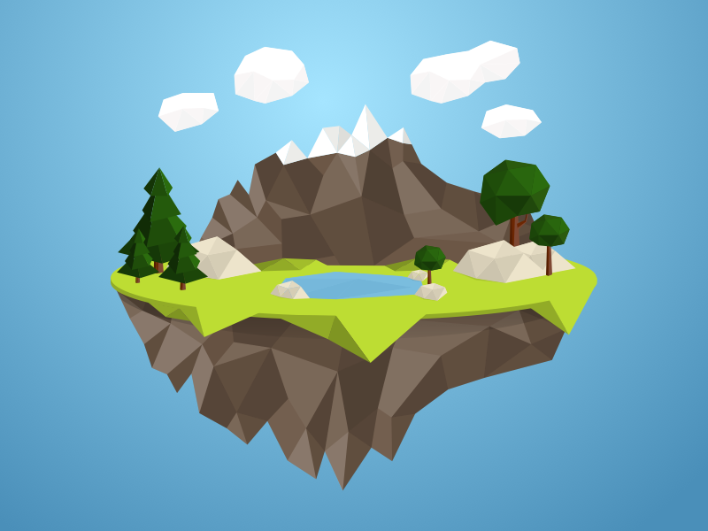 Floating Island By Rodney Blythe On Dribbble   Floating Island 