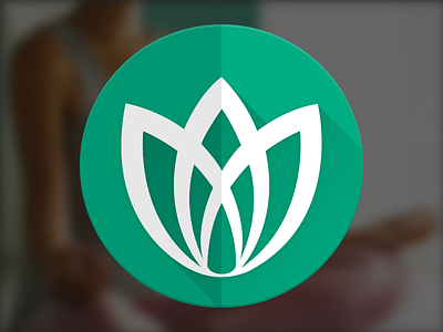 Namafit's New Android App Icon android google icon material design yoga