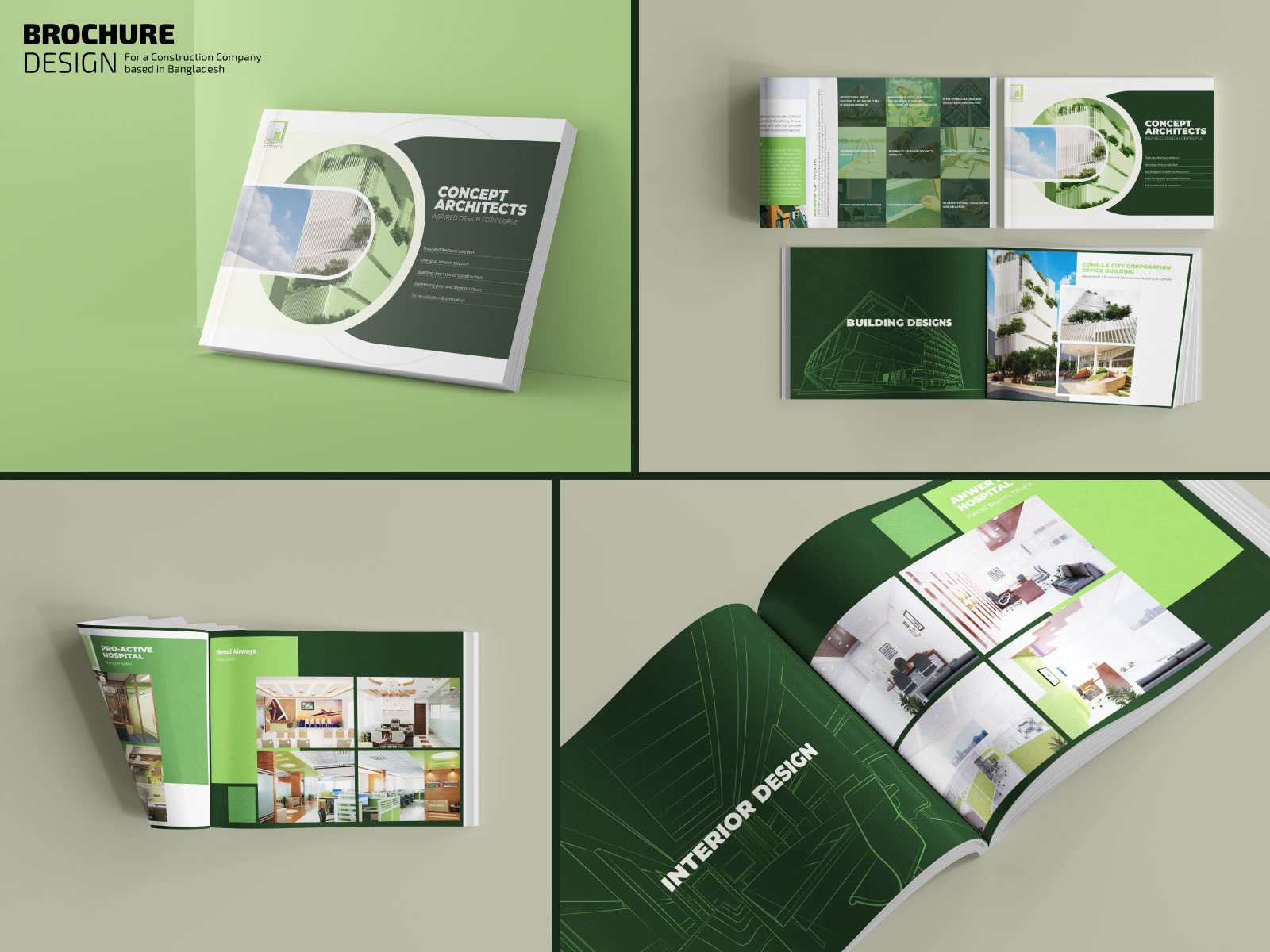 Brochure Design - Concept Architects by Bransoltech on Dribbble