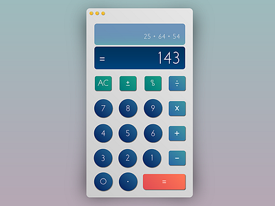 Daily UI #4: Calculator calculator daily ui daily ui day 4 interface design ui design