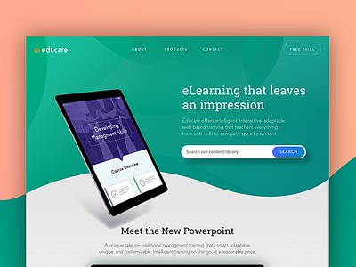 Daily UI #3: Landing Page daily ui daily ui day 3 interface design landing page ui design