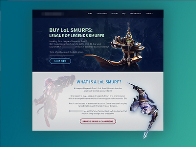 Lol Smurf designs, themes, templates and graphic elements on Dribbble