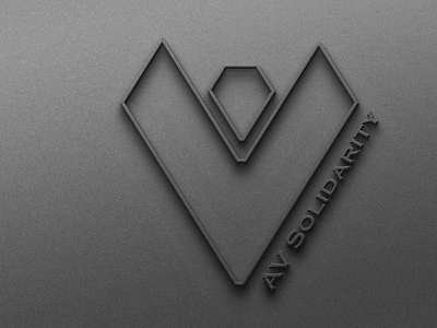 AV solidarity Logo branding design logo vector