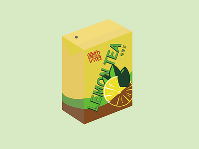 021: Vitasoy Lemon Tea 100days 100daysofillustration illustration