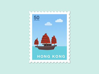 071: Junk Boat in Hong Kong