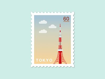 072: Tokyo Tower 100days 100daysofillustration illustration