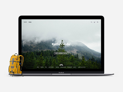 Landing Page Design for Kathmandu