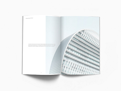 Architecture Magazine Spread Design article design layout magazine minimal photography spread type