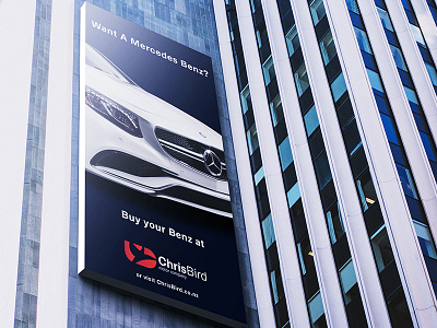 Advertisement Design for Chris Bird Motor Company Project advertisement design graphic minimal