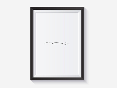 Minimal Landscape Print