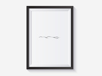 Minimal Landscape Print