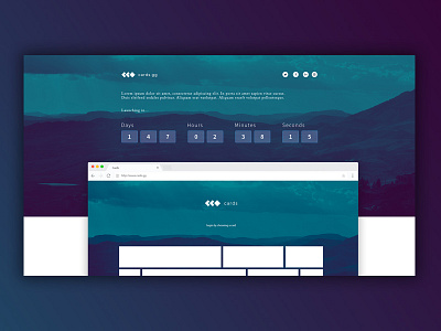 Cards.gg Web Countdown Design 