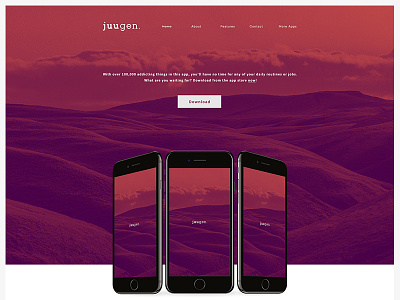 Mobile App Website Homepage Design app design logo minimal web website