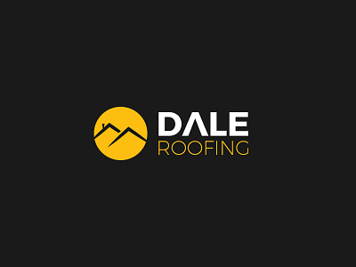 Dale Roofing // Logo Design design logo minimal roofing