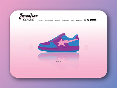 Sneaker Classic a bathing ape bape blue illustrator marvel pink purple ui vector