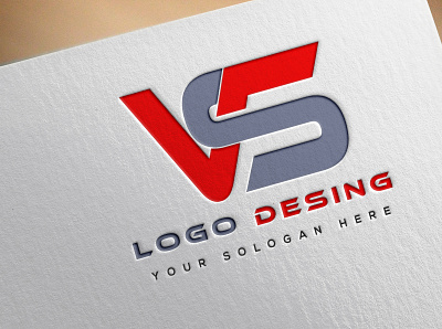 VS LOGO branding business logo design graphic design illustration logo logo design ui ux vector