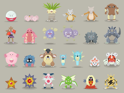 Pokemon Designs 101-125
