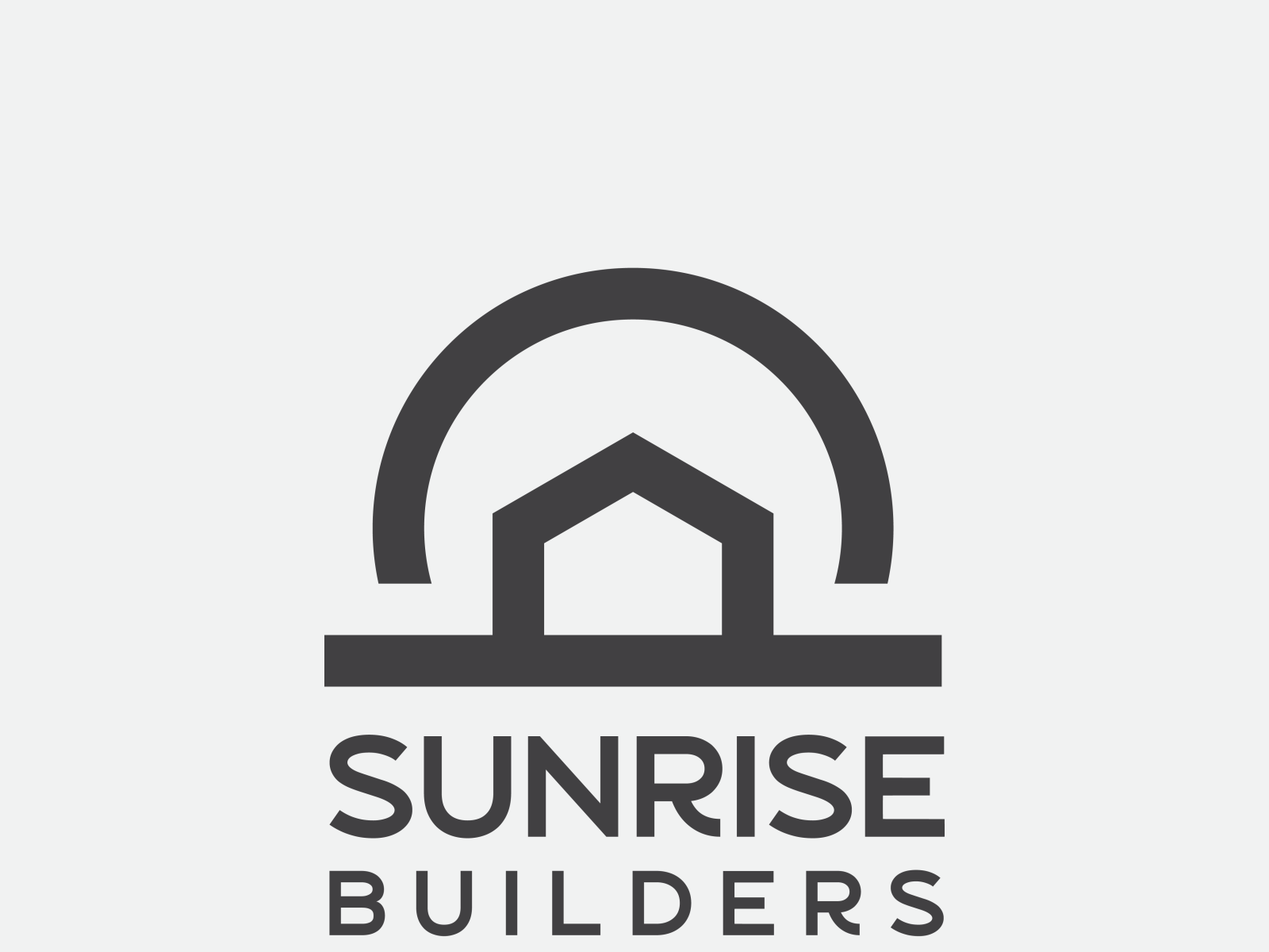 Logo Design, Sunrise Builders. by Design Corner on Dribbble