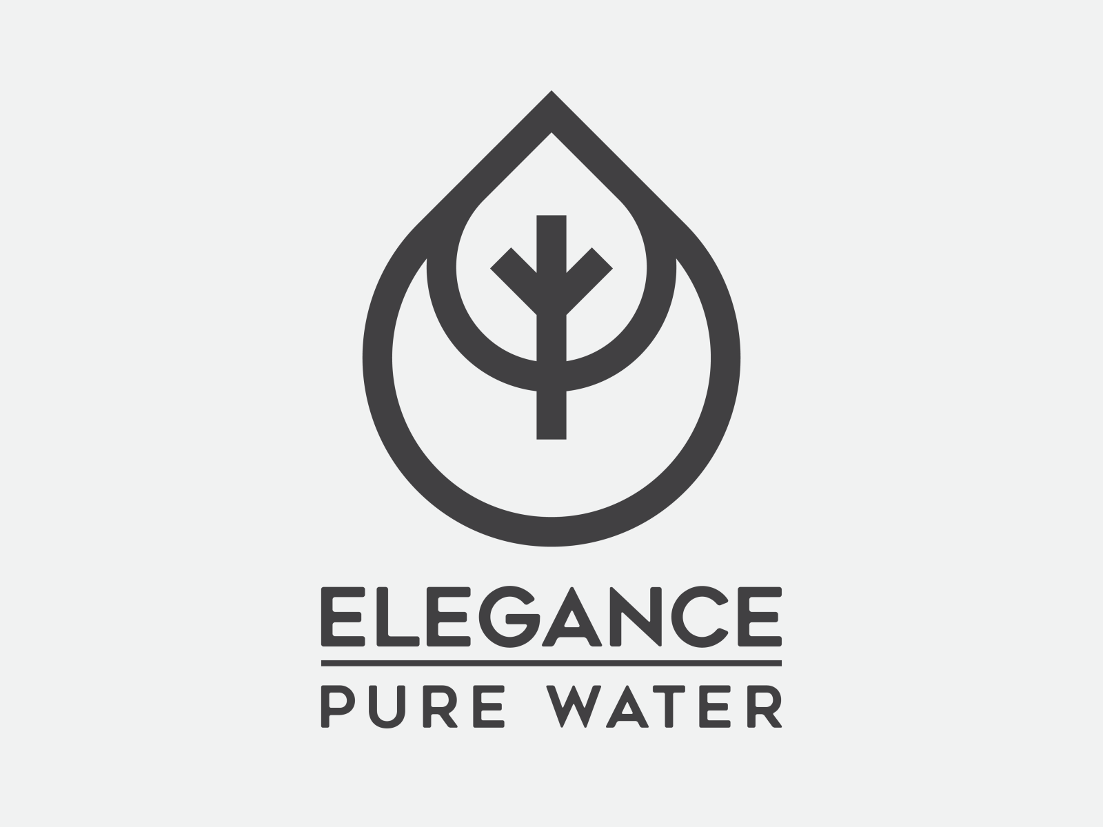 Logo Design, Elegance Pure Water. by Design Corner on Dribbble