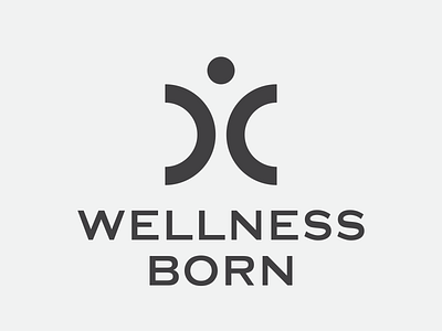 Logo Design, Wellness Born. body branding design graphic design illustration logo typography vector wellness yogalogo