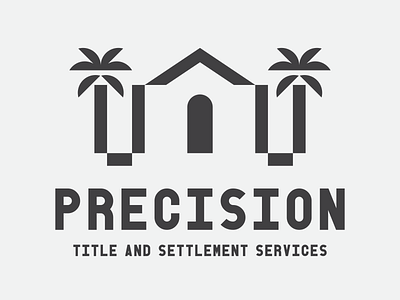 Logo Design, Precision Title and Settlement Services. branding design graphic design illustration logo typography vector