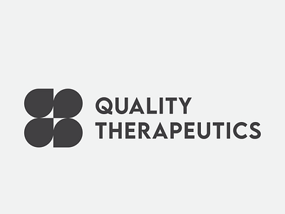 Logo Design, Quality Therapeutics. branding design graphic design illustration logo therapeutics typography vector