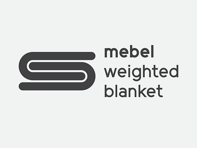 Logo Design, Mebel Weighted Blanket.