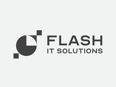 Logo Design, Flash IT Solutions. branding design graphic design illustration logo tech technology typography vector