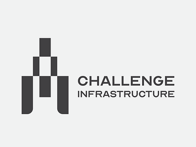 Logo Design, Challenge Infrastructure. arcitecture branding building civil design engineering graphic design illustration infrastructure infrastructurelogo logo typography vector