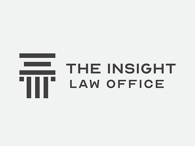 Logo Design, The Insight Law Office. branding design graphic design illustration law lawlogo lawoffice lawofficelogo lawyer logo typography vector