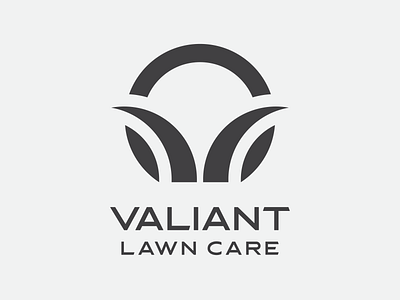 Logo Design, Valiant Lawn Care. branding care design garden graphic design grass illustration lawn lawncarelogo logo plants typography vector