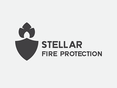 Logo Design, Stellar Fire Protection. branding design fire firelogo fireprotection fireprotectionlogo graphic design illustration logo protection protectionlogo typography vector