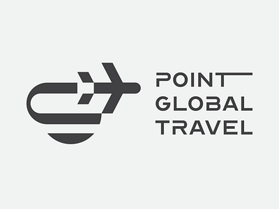 Logo Design, Point Global Travel.