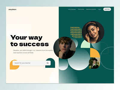 Your way to success design study centre typography ui ux