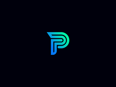 P letter modern logo design template