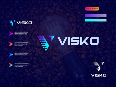 V-VISKO Branding Identity logo design