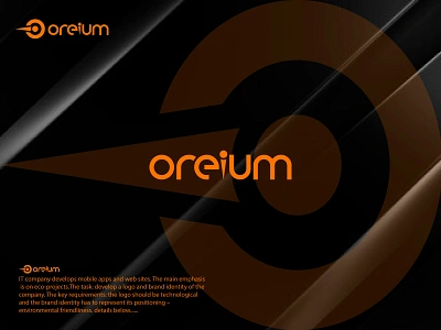 Oreium logo design Tech, technology, brandig app logo branding logo company logo data digital agency e commerce illustration inspiration letter logo logo folio logotype minimalist logo nft landing page online sopping software studio unique logo vector wordmark logo