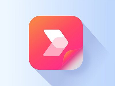 App logo | arrow and play icon
