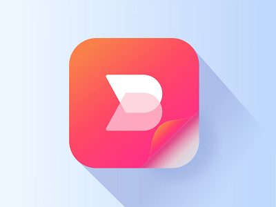 App logo | letter B and arrow
