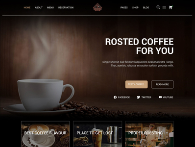 Coffee Shop by Shreeparna Guha on Dribbble