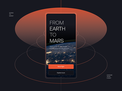 From Earth to Mars - app concept