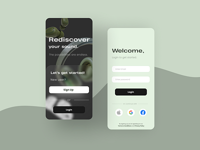 Sign Up Screen design interface typography ui user user interface ux