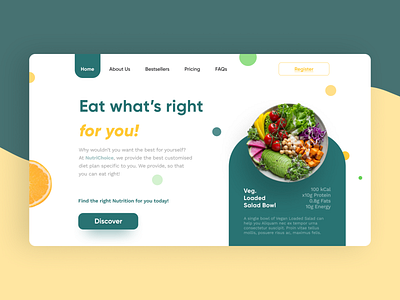 Landing Page design interface landing page typography ui user interface ux web design webui