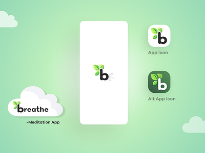 App Icon Design - Breathe app design app icon branding design icon illustration interface logo ui user interface