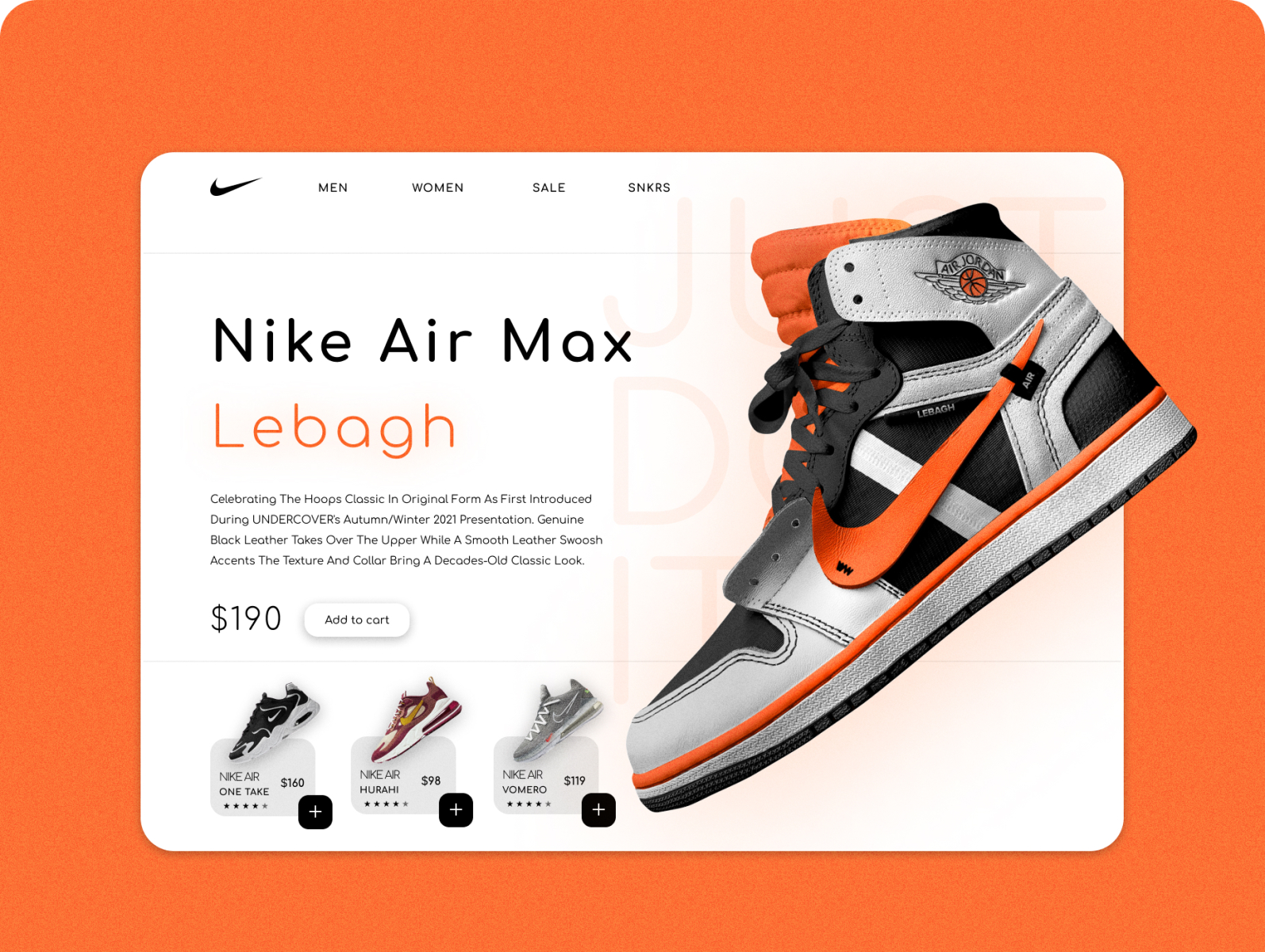 Nike UX Design by Nishant Baliyan on Dribbble