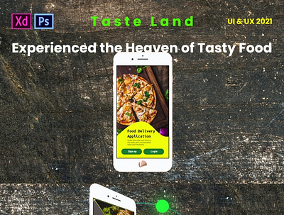 Food Delivery UI/UX Design adobe xd design figma graphic design illustration mobile app design typography ui ux website designing
